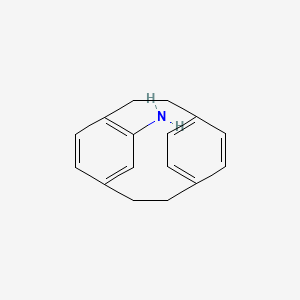 Tricyclo[8.2.2.24,7]hexadeca-4,6,10,12,13,15-hexaen-5-amine chemical structure (CAS 10122-95-9)