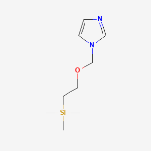 1-((2-(Trimethylsilyl)ethoxy)methyl)-1H-imidazole chemical structure (CAS 101226-33-9)