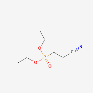 Diethyl (2-cyanoethyl)phosphonate chemical structure (CAS 10123-62-3)