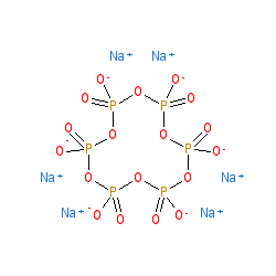 Sodium hexametaphosphate chemical structure (CAS 10124-56-8)