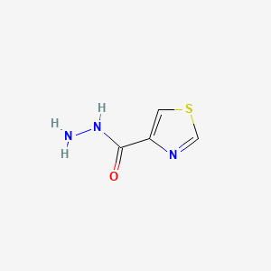 Thiazole-4-carbohydrazide chemical structure (CAS 101257-38-9)