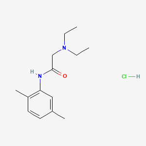 2-(Diethylamino)-N-(2,5-dimethylphenyl)acetamide hydrochloride chemical structure (CAS 1012864-23-1)
