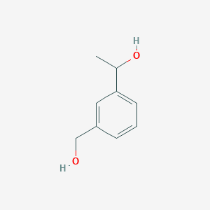 1-(3-(Hydroxymethyl)phenyl)ethan-1-ol chemical structure (CAS 1013027-15-0)