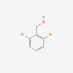 (2,6-Dibromophenyl)methanol chemical structure (CAS 1013031-65-6)