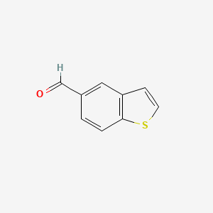 Benzo[b]thiophene-5-carbaldehyde chemical structure (CAS 10133-30-9)