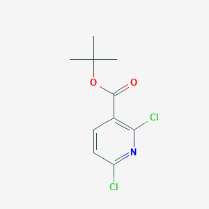tert-Butyl 2,6-dichloropyridine-3-carboxylate chemical structure (CAS 1013647-75-0)