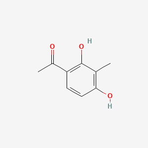 1-(2,4-Dihydroxy-3-methylphenyl)ethanone chemical structure (CAS 10139-84-1)