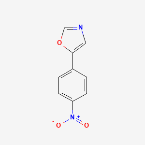 5-(4-Nitrophenyl)oxazole chemical structure (CAS 1014-23-9)