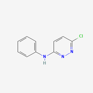 6-Chloro-N-phenylpyridazin-3-amine chemical structure (CAS 1014-78-4)