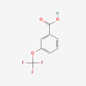 3-(Trifluoromethoxy)benzoic acid chemical structure (CAS 1014-81-9)