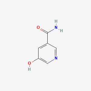 5-Hydroxynicotinamide chemical structure (CAS 101512-21-4)