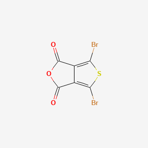 4,6-Dibromothieno[3,4-c]furan-1,3-dione chemical structure (CAS 1015423-45-6)