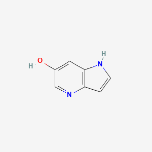 1H-Pyrrolo[3,2-b]pyridin-6-ol chemical structure (CAS 1015609-35-4)