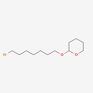 2-((7-Bromoheptyl)oxy)tetrahydro-2H-pyran chemical structure (CAS 10160-25-5)