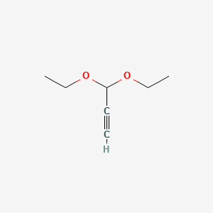 3,3-Diethoxyprop-1-yne chemical structure (CAS 10160-87-9)