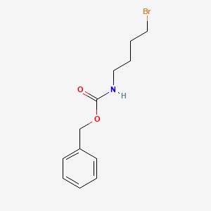 Benzyl (4-bromobutyl)carbamate chemical structure (CAS 101625-10-9)