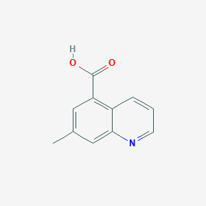 7-Methylquinoline-5-carboxylic acid chemical structure (CAS 1016257-78-5)