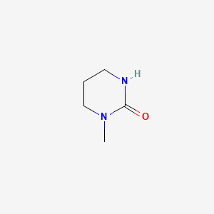 1-Methyltetrahydropyrimidin-2(1H)-one chemical structure (CAS 10166-54-8)
