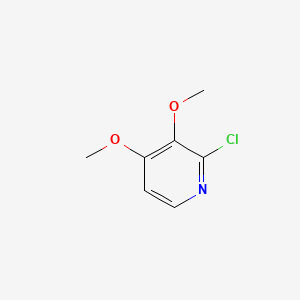 2-Chloro-3,4-dimethoxypyridine chemical structure (CAS 101664-59-9)