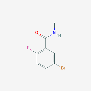 5-Bromo-2-fluoro-N-methylbenzamide chemical structure (CAS 1016777-86-8)