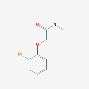 2-(2-Bromophenoxy)-N,N-dimethylacetamide chemical structure (CAS 1016837-70-9)