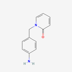 1-(4-Aminobenzyl)pyridin-2(1H)-one chemical structure (CAS 1017-42-1)