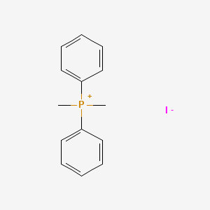 Dimethyldiphenylphosphonium iodide chemical structure (CAS 1017-88-5)