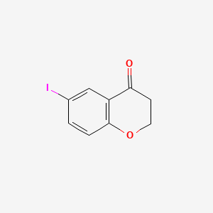 6-Iodochroman-4-one chemical structure (CAS 101714-35-6)