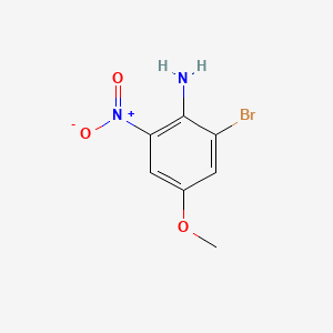2-Bromo-4-methoxy-6-nitroaniline chemical structure (CAS 10172-35-7)