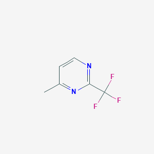 4-Methyl-2-(trifluoromethyl)pyrimidine chemical structure (CAS 1017464-05-9)