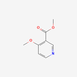 Methyl 4-Methoxynicotinate chemical structure (CAS 10177-32-9)