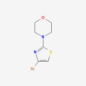 4-(4-Bromothiazol-2-yl)morpholine chemical structure (CAS 1017781-60-0)