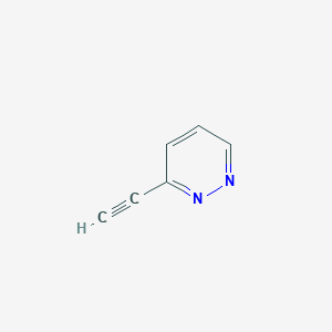 3-Ethynylpyridazine chemical structure (CAS 1017793-08-6)
