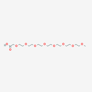 2,5,8,11,14,17,20,23-Octaoxapentacosan-25-oic acid chemical structure (CAS 101791-31-5)