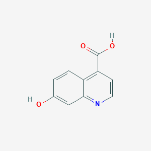 7-Hydroxyquinoline-4-carboxylic acid chemical structure (CAS 1017969-32-2)