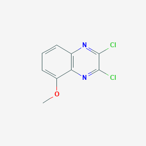 2,3-Dichloro-5-methoxyquinoxaline chemical structure (CAS 101870-68-2)