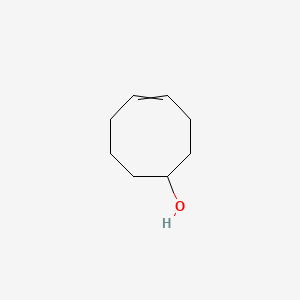 rel-(1R,4E,pR)-Cyclooct-4-enol chemical structure (CAS 1018976-12-9)