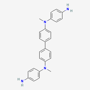 N1,N1'-([1,1'-Biphenyl]-4,4'-diyl)bis(N1-methylbenzene-1,4-diamine) chemical structure (CAS 1018982-21-2)