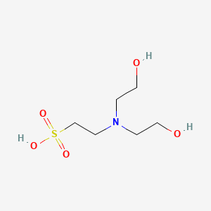 2-(Bis(2-hydroxyethyl)amino)ethanesulfonic acid chemical structure (CAS 10191-18-1)