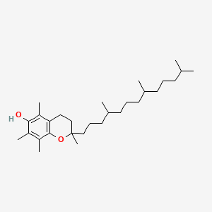 2,5,7,8-Tetramethyl-2-(4,8,12-trimethyltridecyl)chroman-6-ol chemical structure (CAS 10191-41-0)