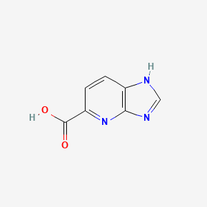 3H-Imidazo[4,5-b]pyridine-5-carboxylic acid chemical structure (CAS 1019108-05-4)