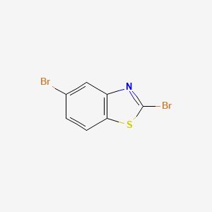 2,5-Dibromobenzothiazole chemical structure (CAS 1019111-64-8)