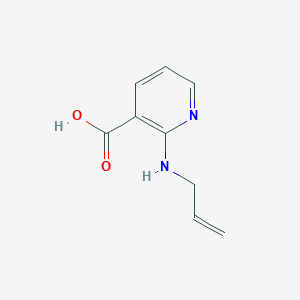 2-(Allylamino)nicotinic acid chemical structure (CAS 1019126-98-7)