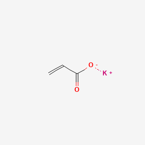 Potassium acrylate chemical structure (CAS 10192-85-5)