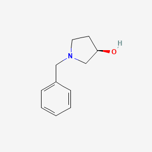 (R)-3-Hydroxy-1-benzylpyrrolidine chemical structure (CAS 101930-07-8)