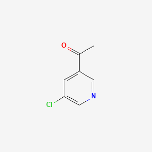 1-(5-Chloropyridin-3-yl)ethanone chemical structure (CAS 101945-85-1)
