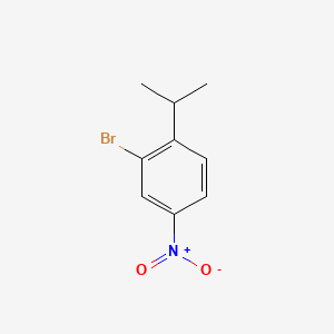 2-Bromo-1-isopropyl-4-nitrobenzene chemical structure (CAS 101980-41-0)