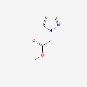 Ethyl 2-(1-Pyrazolyl)acetate chemical structure (CAS 10199-61-8)