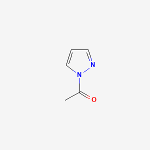 1-(1H-Pyrazol-1-yl)ethanone chemical structure (CAS 10199-64-1)