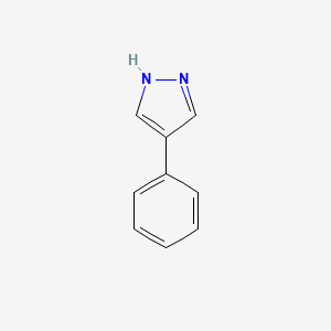 4-Phenyl-1H-pyrazole chemical structure (CAS 10199-68-5)